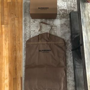 Burberry Jacket Box and Garment Bag